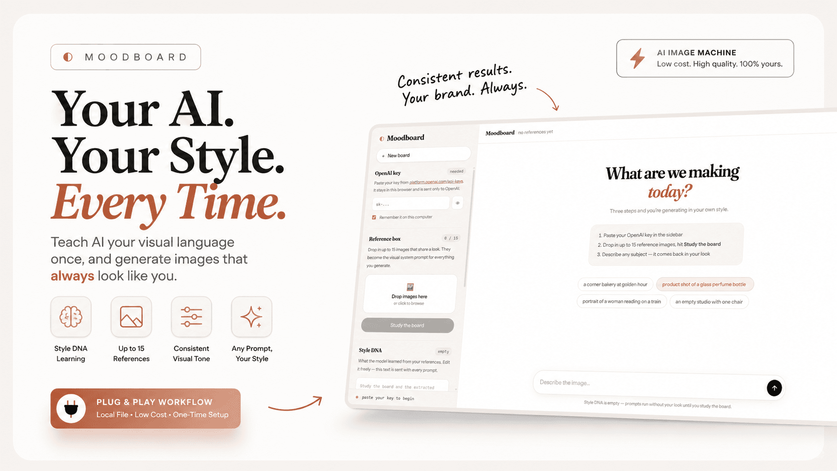Moodboard AI — Build Your Own AI Image Generator That Matches Your Brand Style