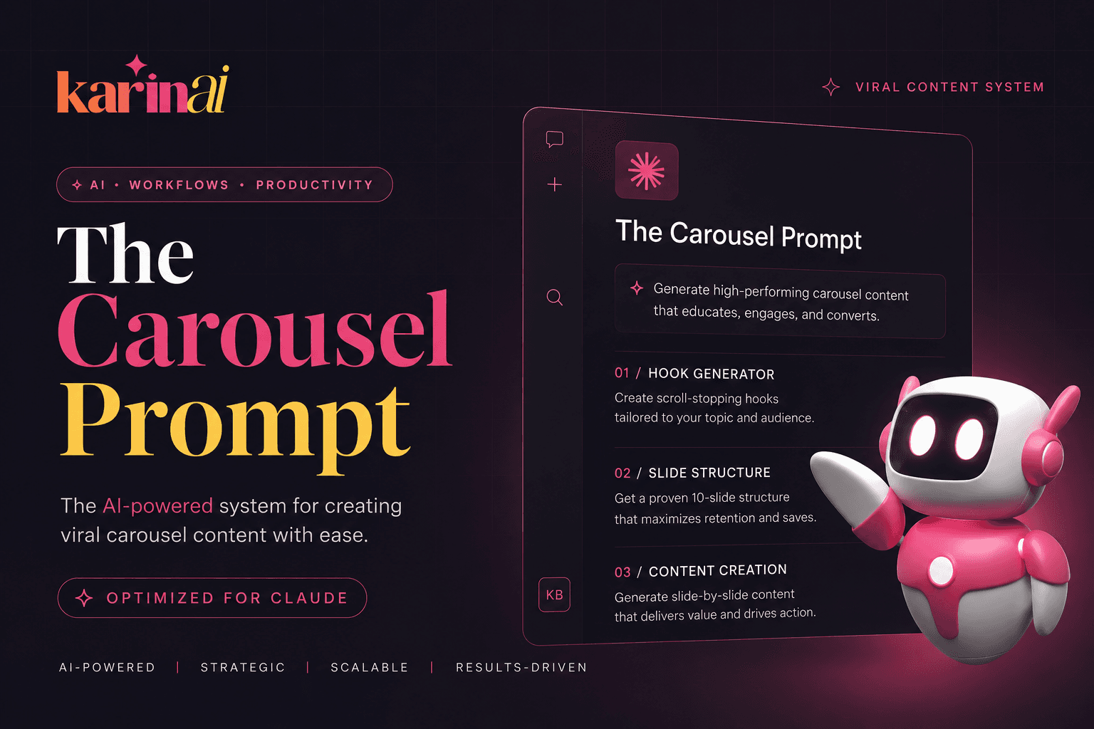 The Carousel Prompt — Claude AI Content Workflow 🎠