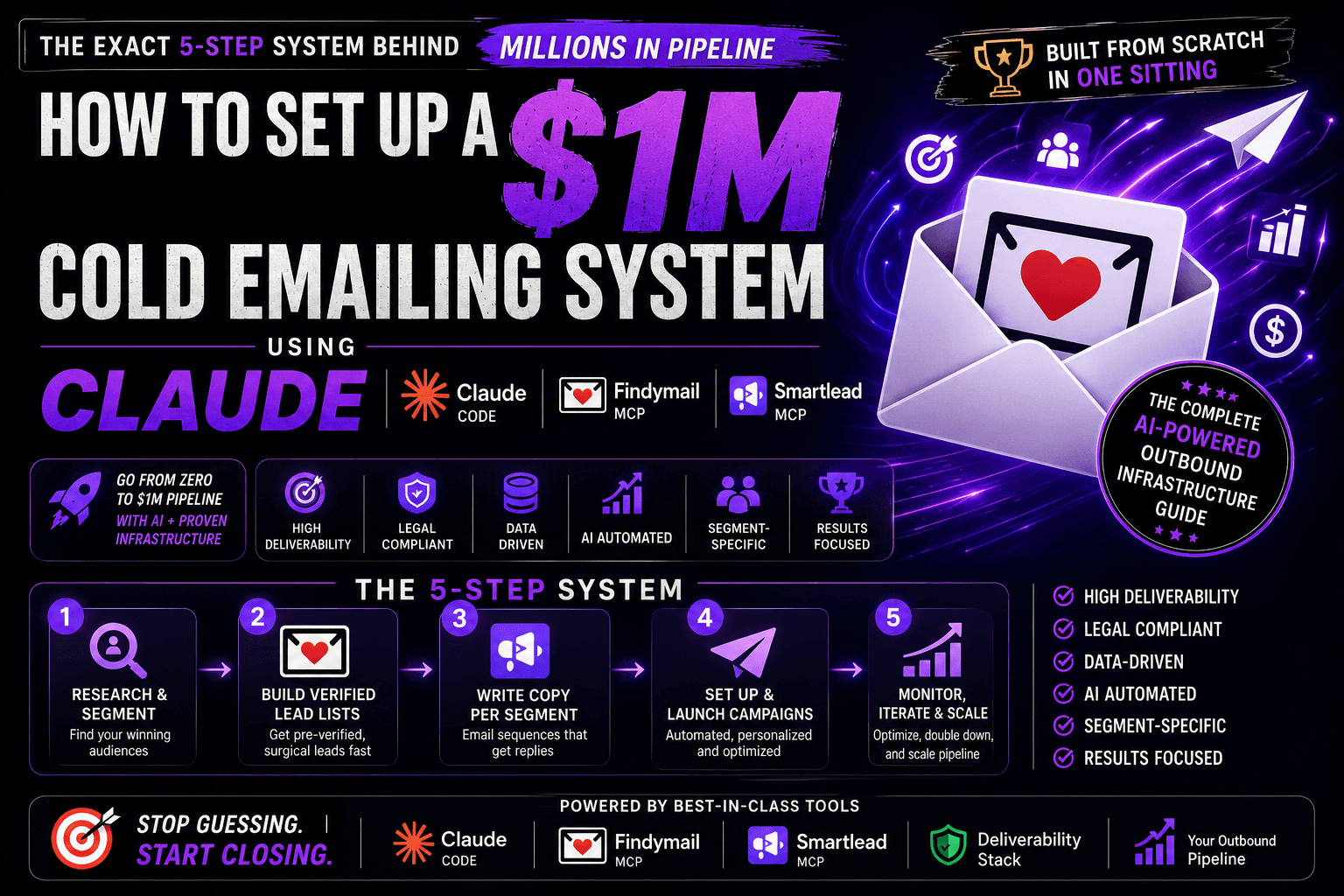 How to Build a $1M Cold Email System Using Claude 📧